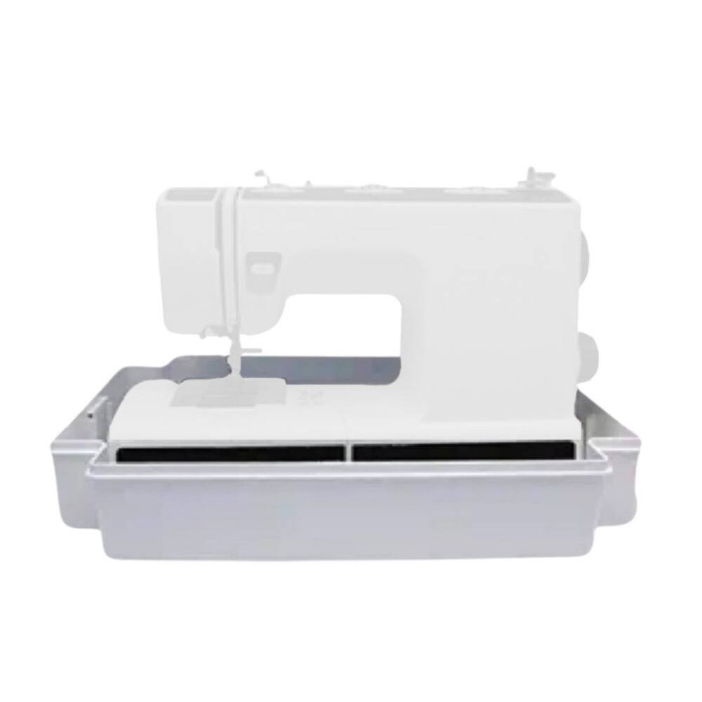 Back. Brother - Brother XR3774 Wide Table Sewing and Quilting Machine, Hard Case and Thread Kit.