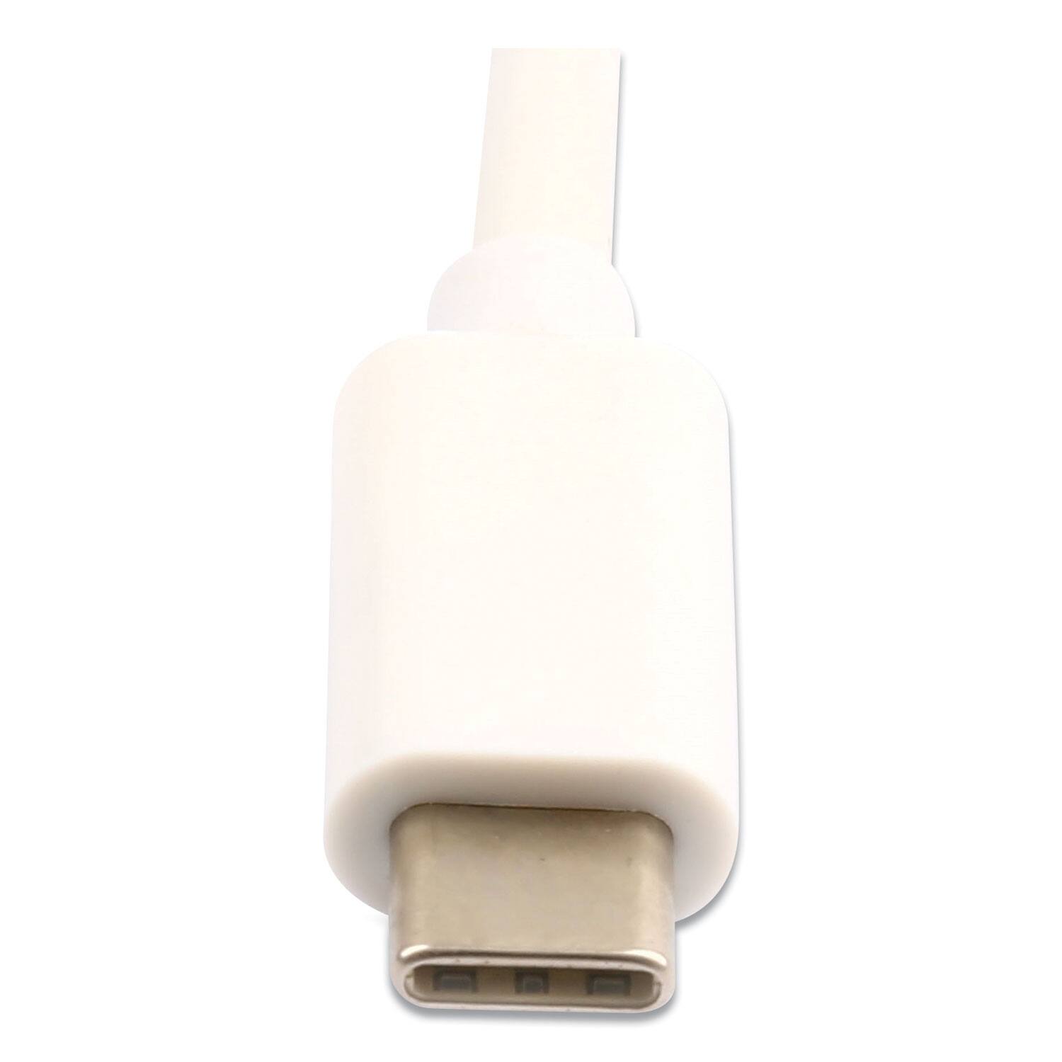 Left. Innovera - USB Type-C VGA Adapter, USB-C/VGA, 0.65 ft, White.
