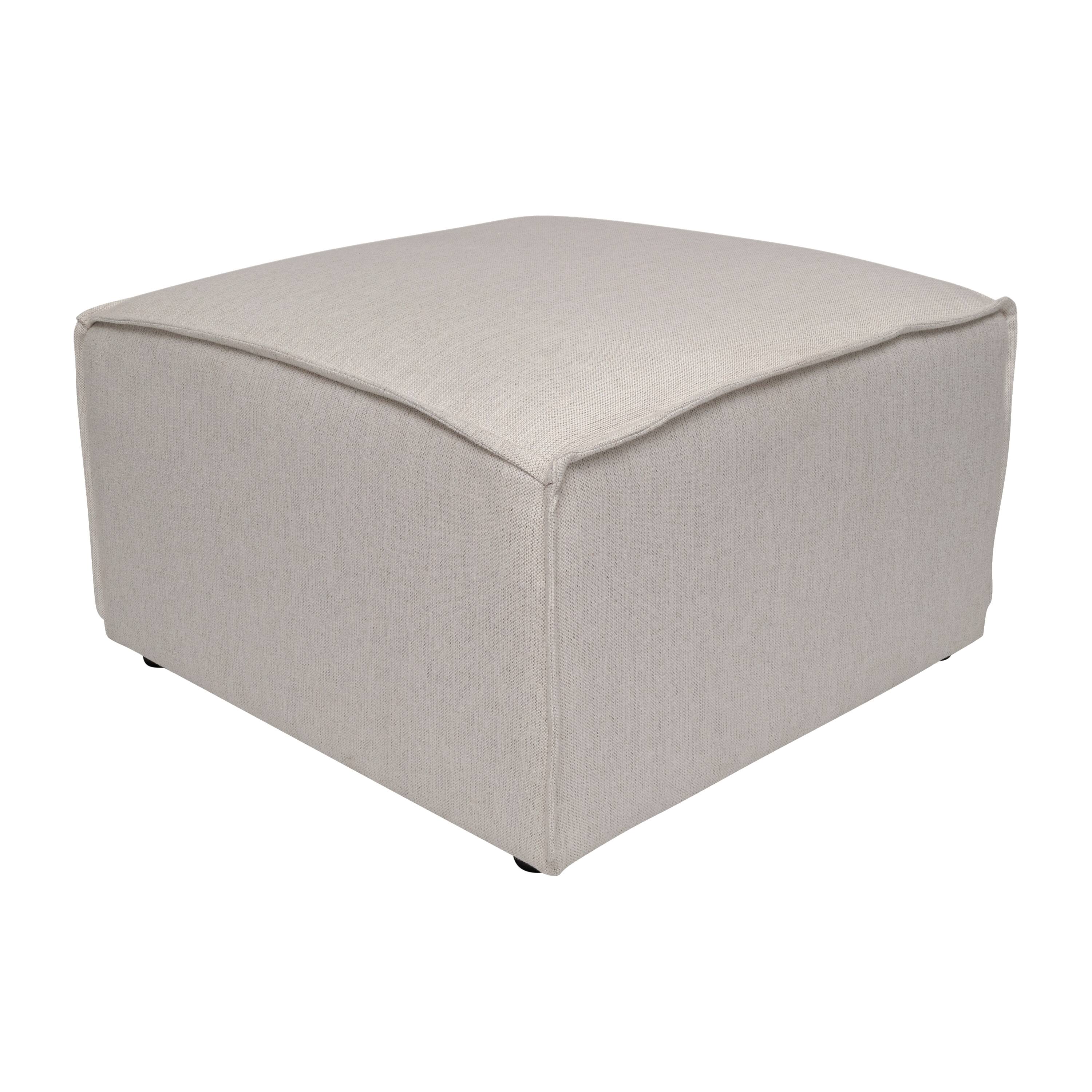 Alt View 1. Emma + Oliver - Farmount Modular Ottoman Footrest - Cream.