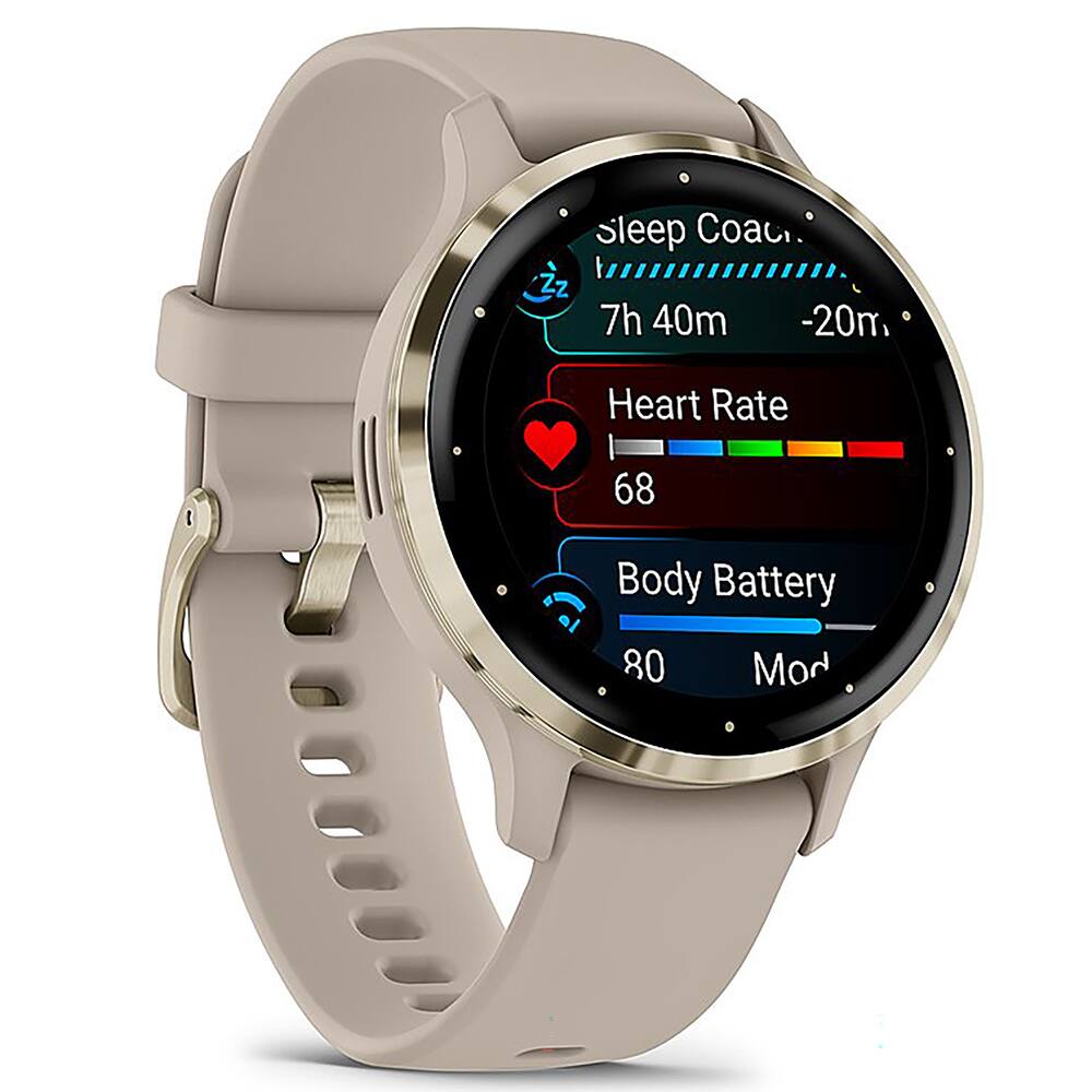 Sleep Coach  
Zzz  
7h 40m  
-20m  

Heart Rate  
68  

Body Battery  
80  

Mod