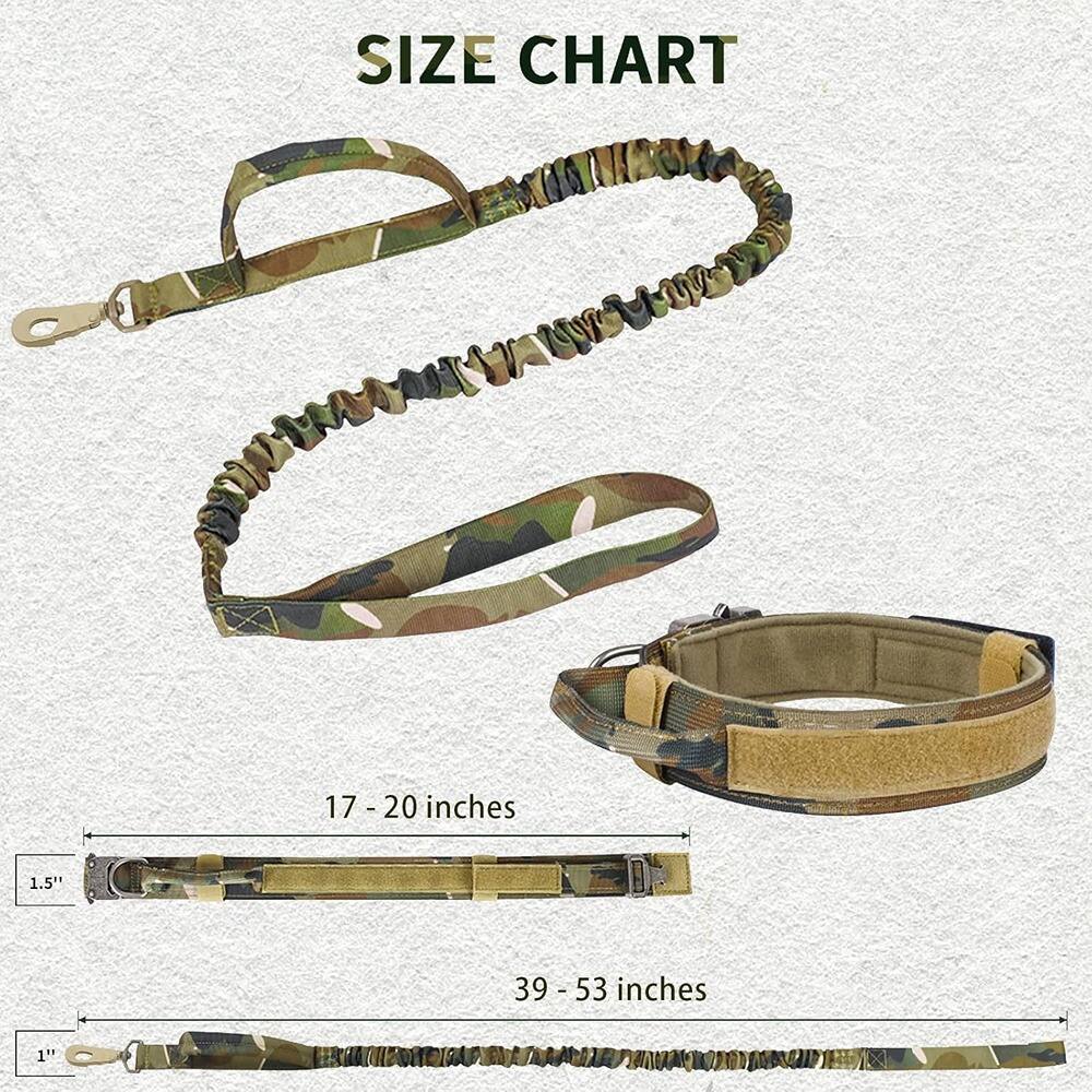 SIZE CHART

17 - 20 inches

39 - 53 inches

1.5"

1"