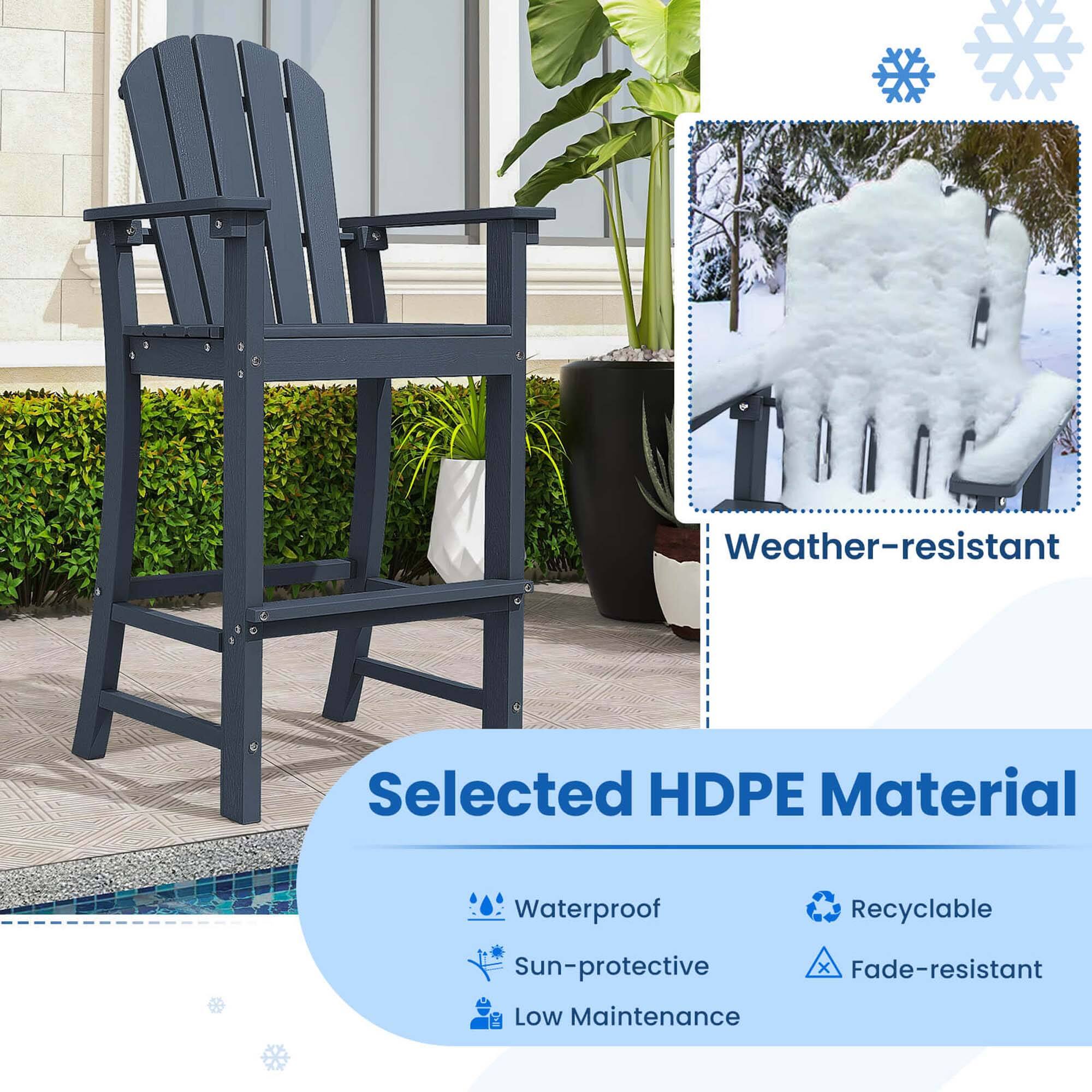 Weather-resistant Selected HDPE Material Waterproof Recyclable Sun-protective x Fade-resistant Low Maintenance