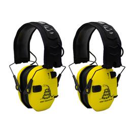 Walkers - Walker’s Razor Shooting Muffs (Don't Tread On Me 2-Pack - Yellow