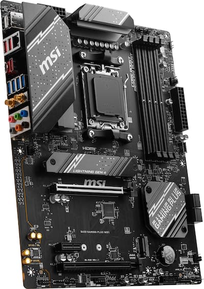 MSI B650 GAMING PLUS WIFI (Socket AM5) AMD B650 ATX DDR5 Wi Fi 7 MSI B650 GAMING PLUS WIFI (Socket AM5) AMD B650 ATX DDR5 Wi Fi 7