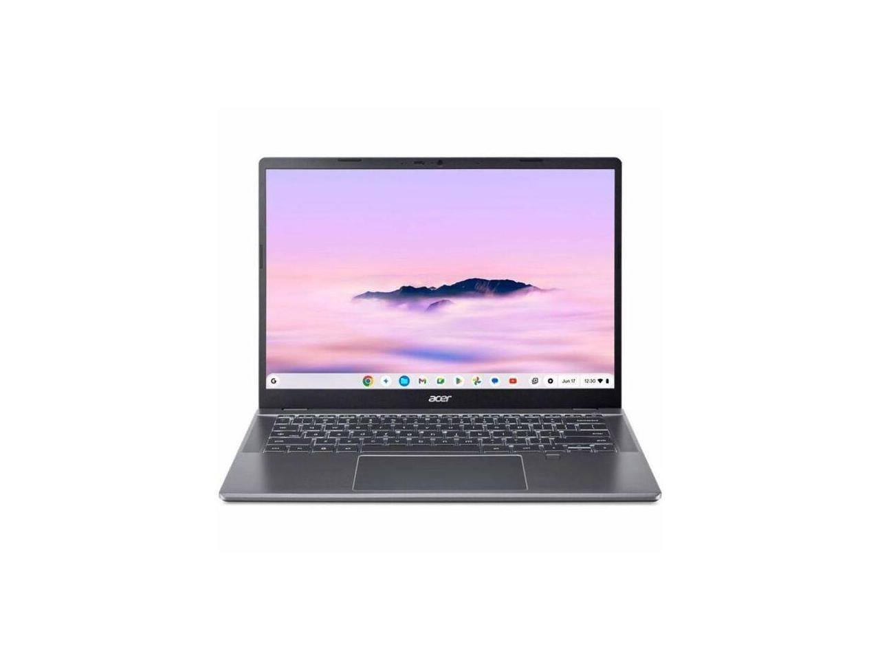 Front. Acer - Acer Chromebook Plus 514 14" WUXGA Intel Core 7 150U 16GB 256GB SSD laptop - Iron.