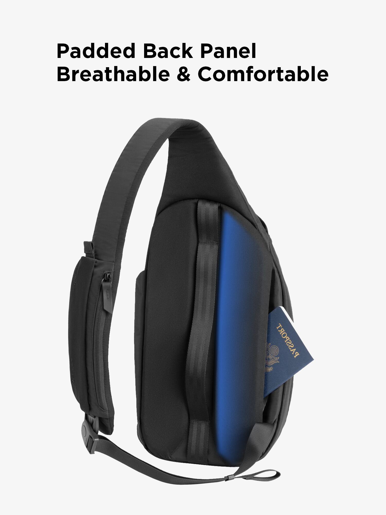 Padded Back Panel Breathable & Comfortable