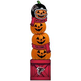 Fan Creations - Atlanta Falcons 31" Stacked Pumpkin Leaner - Multicolor