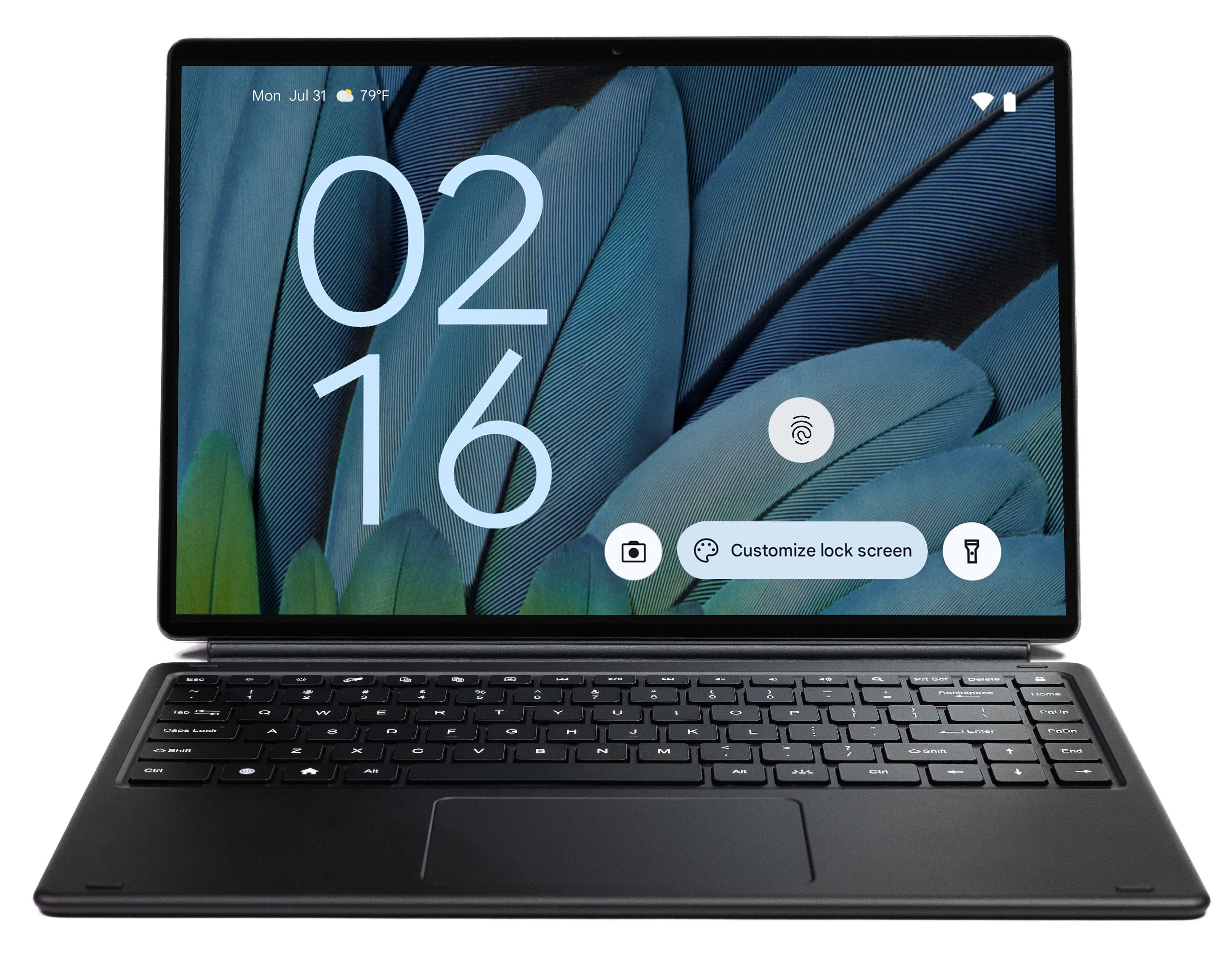 RCA - 10" Tablet - 64GB - Keyboard Folio - Blue