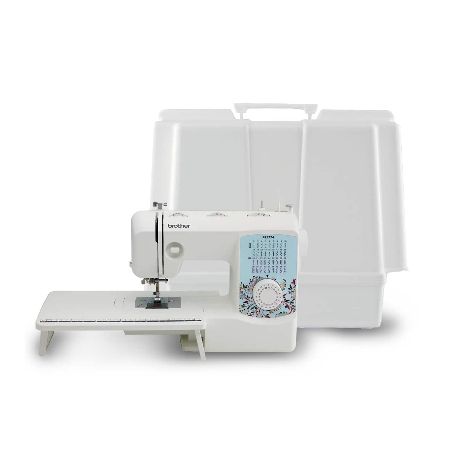 Brother XR3774 Wide Table Sewing and Quilting Machine with Hard