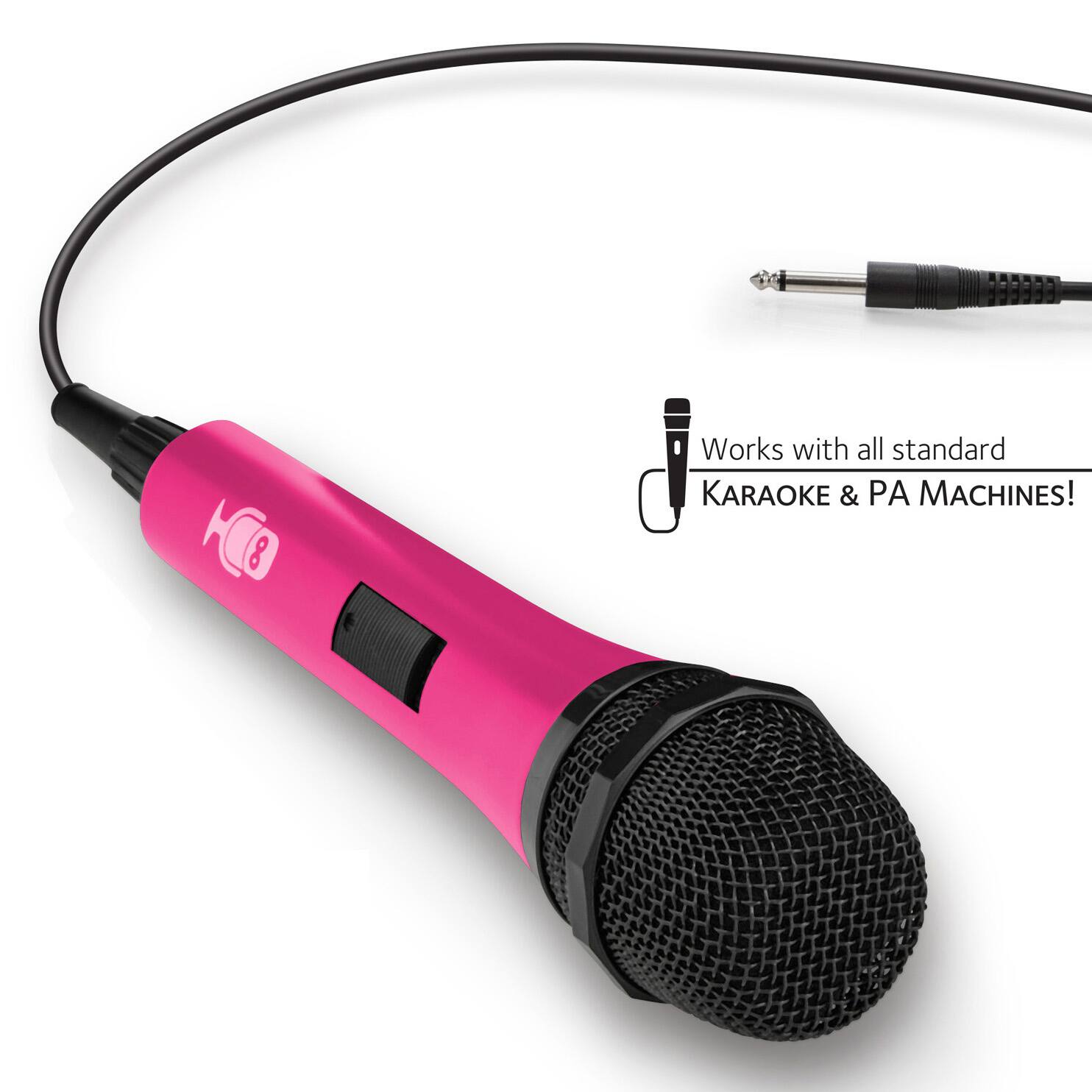 Works with all standard KARAOKE & PA MACHINES!