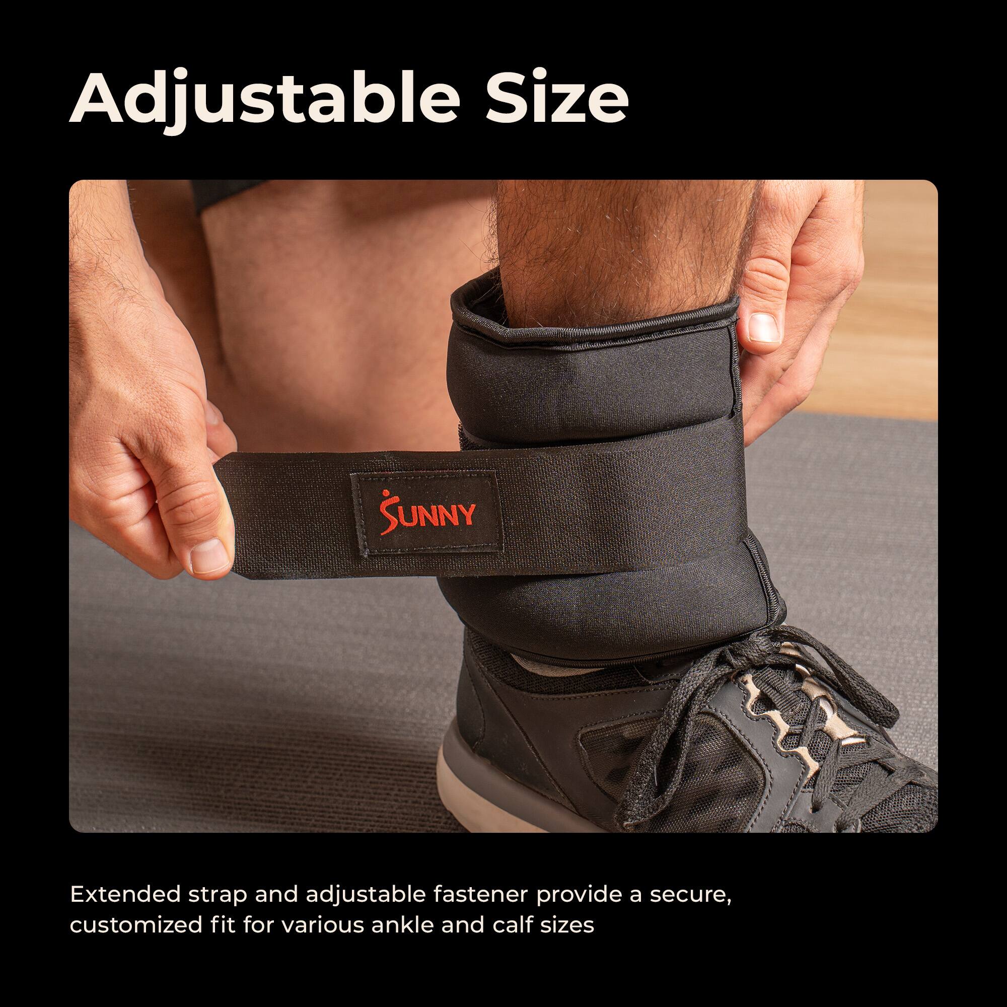 Adjustable Size

Extended strap and adjustable fastener provide a secure, customized fit for various ankle and calf sizes.