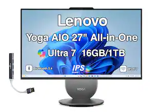 Lenovo Yoga AIO 27" All-in-One Ultra 7 16GB/1TB Bluetooth 5.4 IPS SuperCLEAR Wi-Fi 7