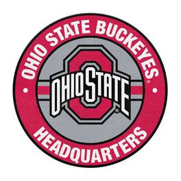 Imperial - Ohio State Buckeyes Round Headquarters Rug - Red
