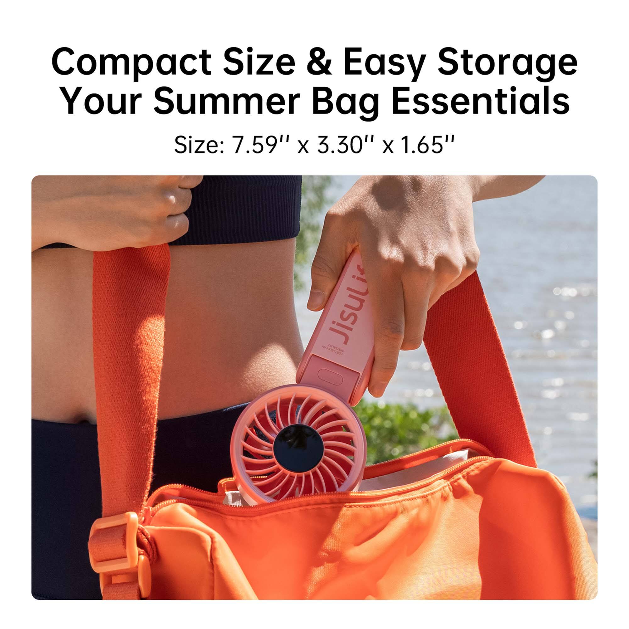 Compact Size & Easy Storage Your Summer Bag Essentials  
Size: 7.59" x 3.30" x 1.65"  
Jisuli