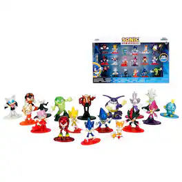Jada Toys - Sonic The Hedgehog 1.65 Inch Nano MetalFigs 18-Pack - Blue