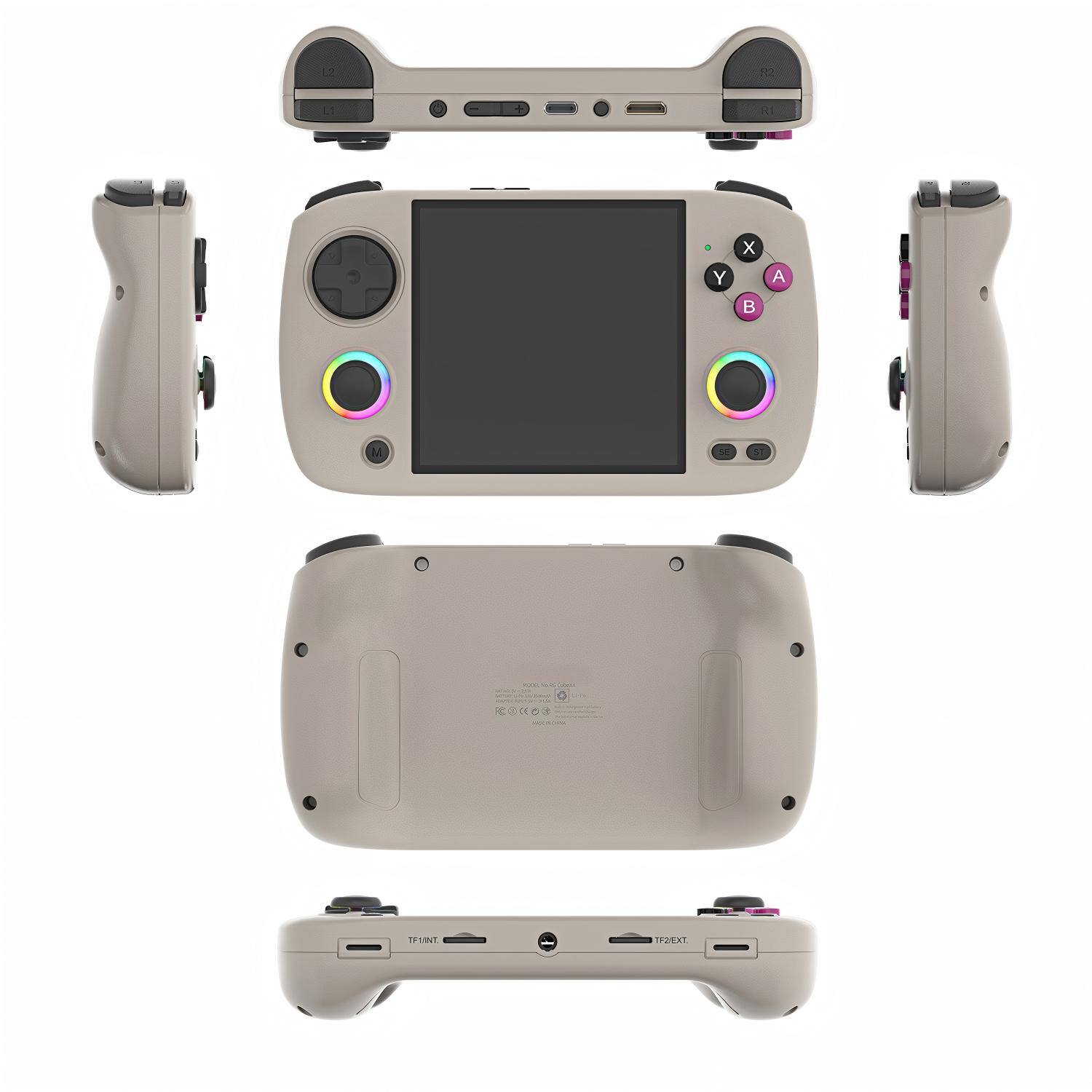 Portable Retro Game Console with RGB Lights and 5000 Built In Games