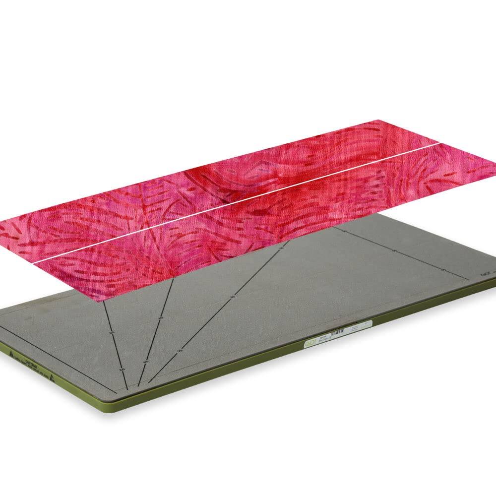 Angle. AccuQuilt - GO! Fabric Cutting Dies; 4-1/2 inch; Strip Cutter - Green.