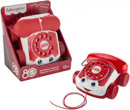Fisher Price - Red Chatter Phone Mattel 80th Anniversary - Collectibles - Multicolor