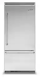 Viking - 5 Series Quiet Cool 20.4 Cu. Ft. Bottom-Freezer Built-In Refrigerator - Stainless Steel - Front_Zoom