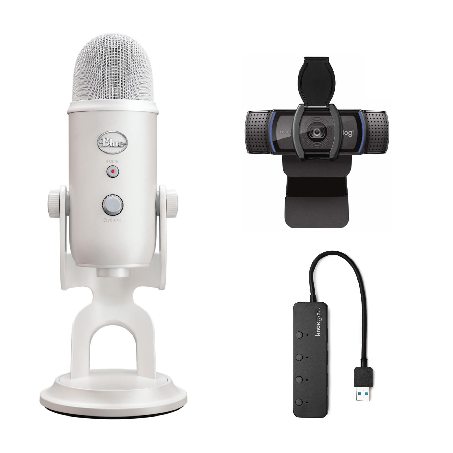 Blue Microphones Blue Microphone Yeti USB Microphone (White Mist