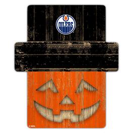 Fan Creations - Edmonton Oilers 12" x 12" Jack-O-Lantern Display - Orange