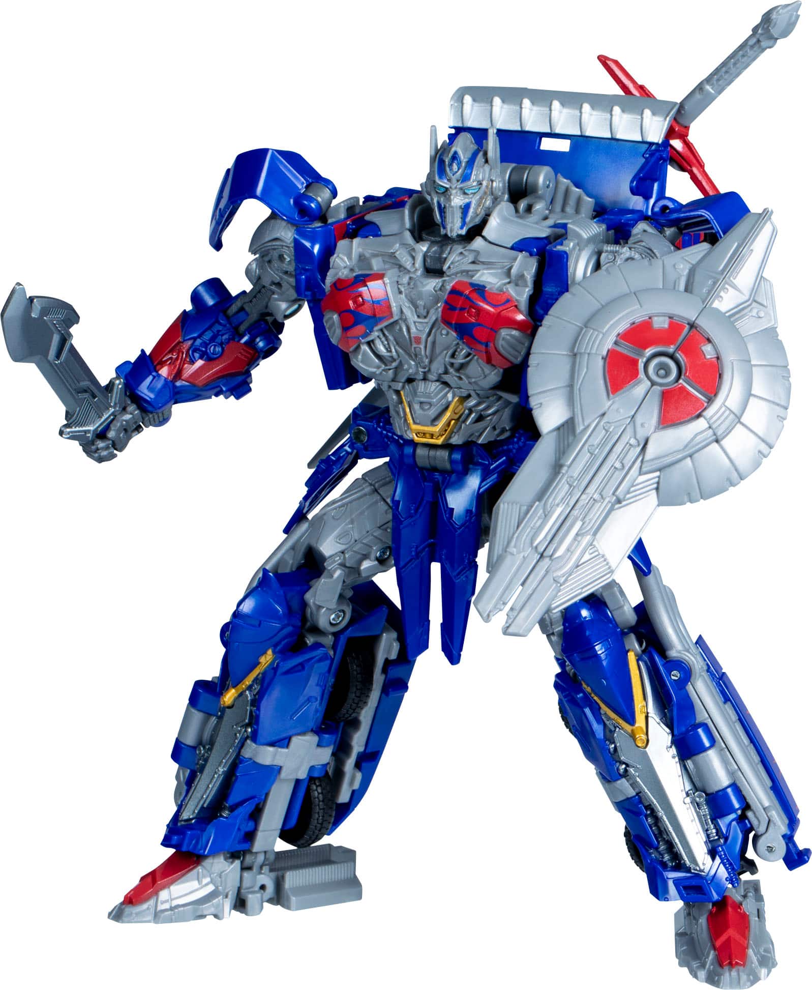Front. Transformers - Studio Series Leader Class Transformers: Age of Extinction Optimus Prime.