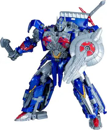 Front. Transformers - Studio Series Leader Class Transformers: Age of Extinction Optimus Prime.