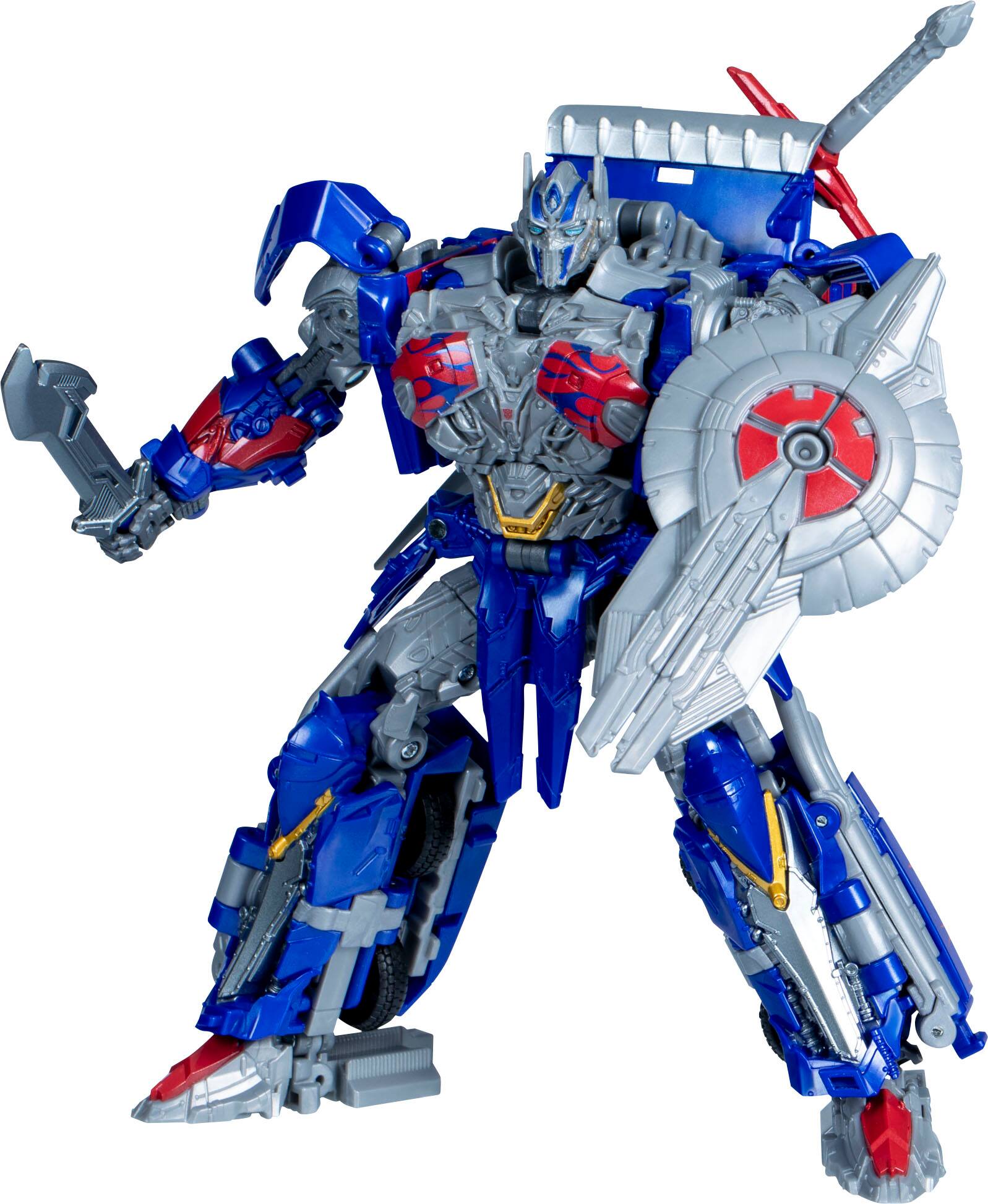 Front. Transformers - Studio Series Leader Class Transformers: Age of Extinction Optimus Prime.