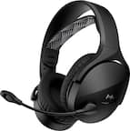 Front. HyperX - Cloud Jet Dual Wireless Gaming Headset for PC, Mac, PS5, PS4, and Mobile - Black.