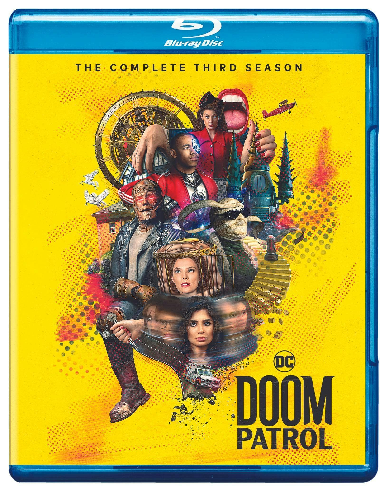 Front. Doom Patrol: The Complete Third Season (Box Set) [Blu-ray].