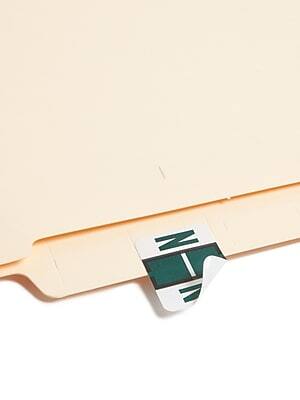 Alt View 2. Smead - BCCR Labels File Folder Label, N, Dark Green, 500 Labels/Pack - Green.