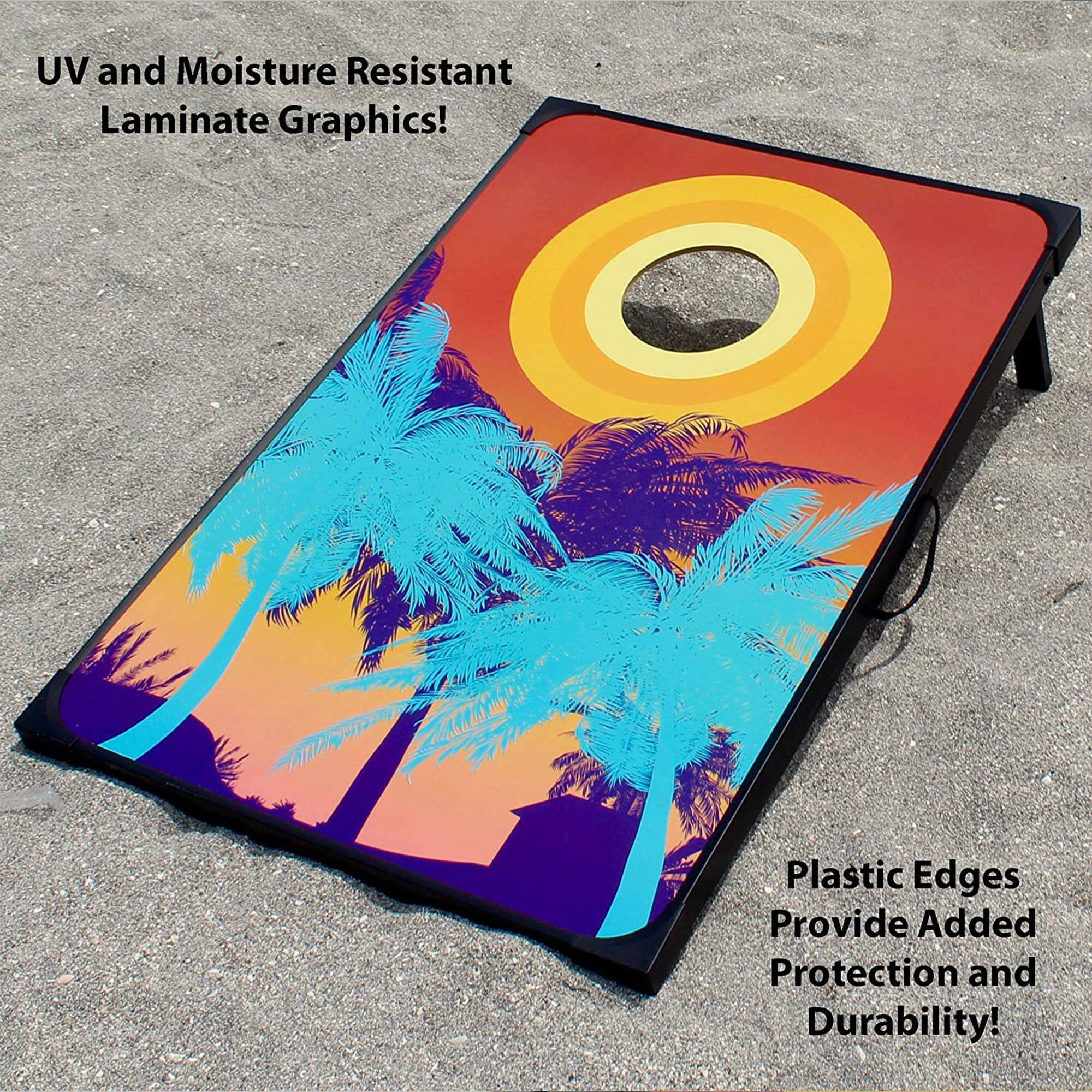 UV and Moisture Resistant Laminate Graphics!  
Plastic Edges Provide Added Protection and Durability!