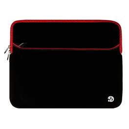 Kitcheniva - Laptop Neoprene Sleeve Case Carry Bag For 15" Laptop - Black/Red