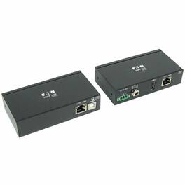 Eaton Tripp Lite Series 1-Port Industrial USB over Cat6 Extender, ESD Protection, PoC - USB 2.0, Mountable, 150 ft - Black