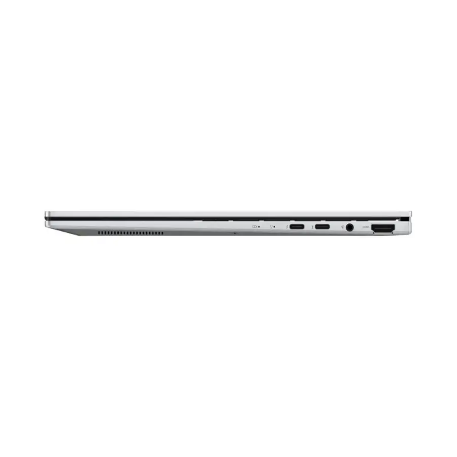 Alt View 16. ASUS - Zenbook 14 14" OLED Touch Laptop - Intel Core Ultra 9 285H with 32GB Memory - Intel Arc Graphics - 1TB Storage - Foggy Silver.