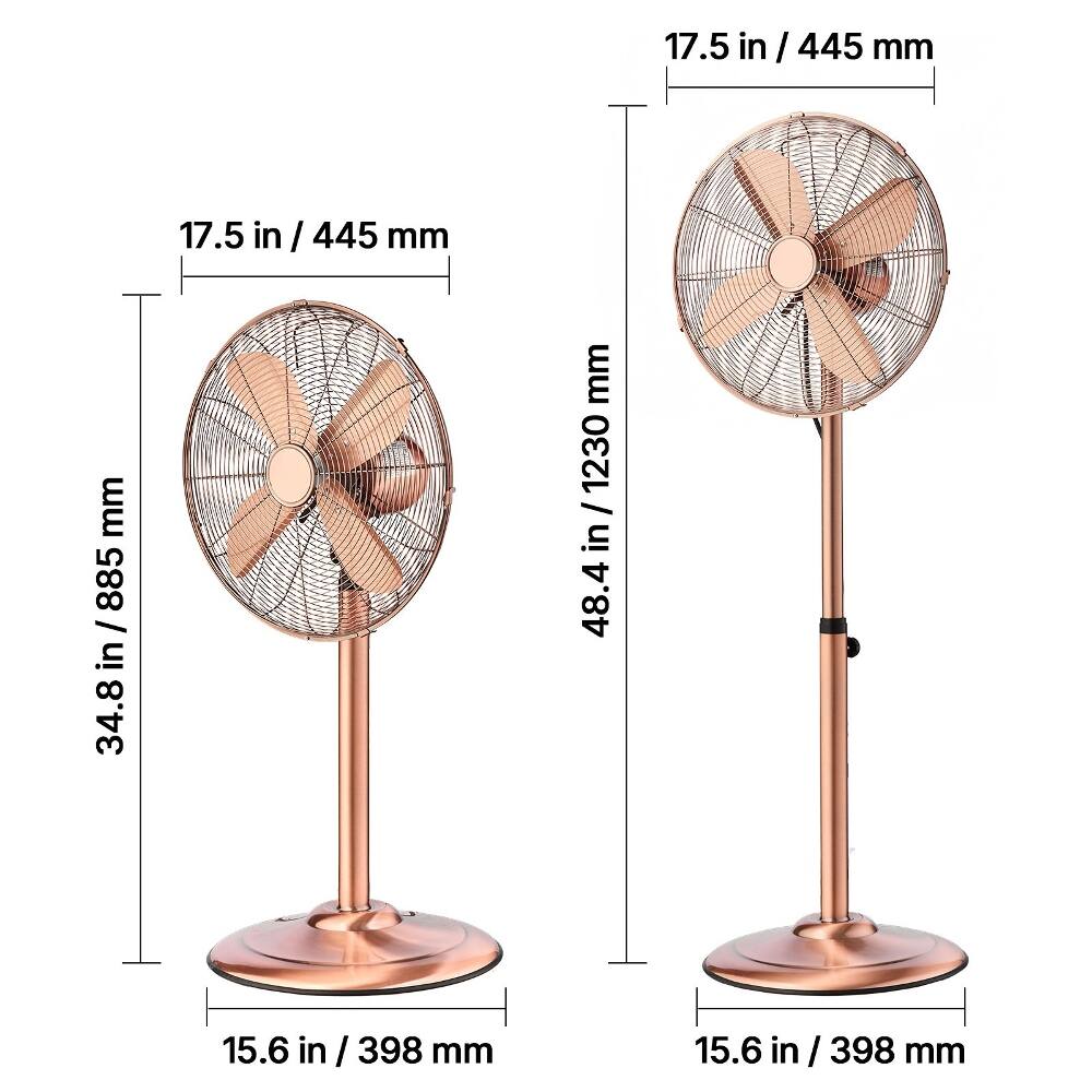 17.5 in / 445 mm  
34.8 in / 885 mm  
48.4 in / 1230 mm  
15.6 in / 398 mm