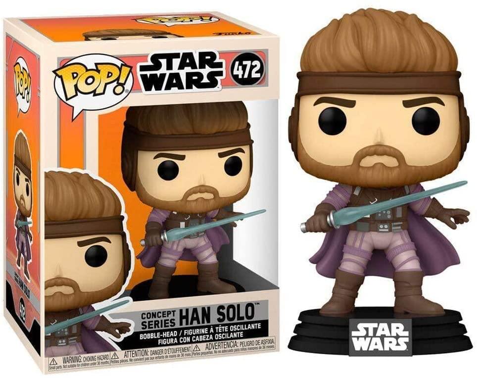 **POP! STAR WARS 472**

**CONCEPT HAN SOLO SERIES**

**BOBBLE-HEAD / FIGURINE À TÊTE OSCILLANTE / FIGURA CON CABEZA OSCILANTE**

**WARNING: CHOKING HAZARD - ATTENTION: DANGER DE SOUFFOCATION - ADVERTENCIA: PELOJO DE ASFIXIA**

**STAR WARS**