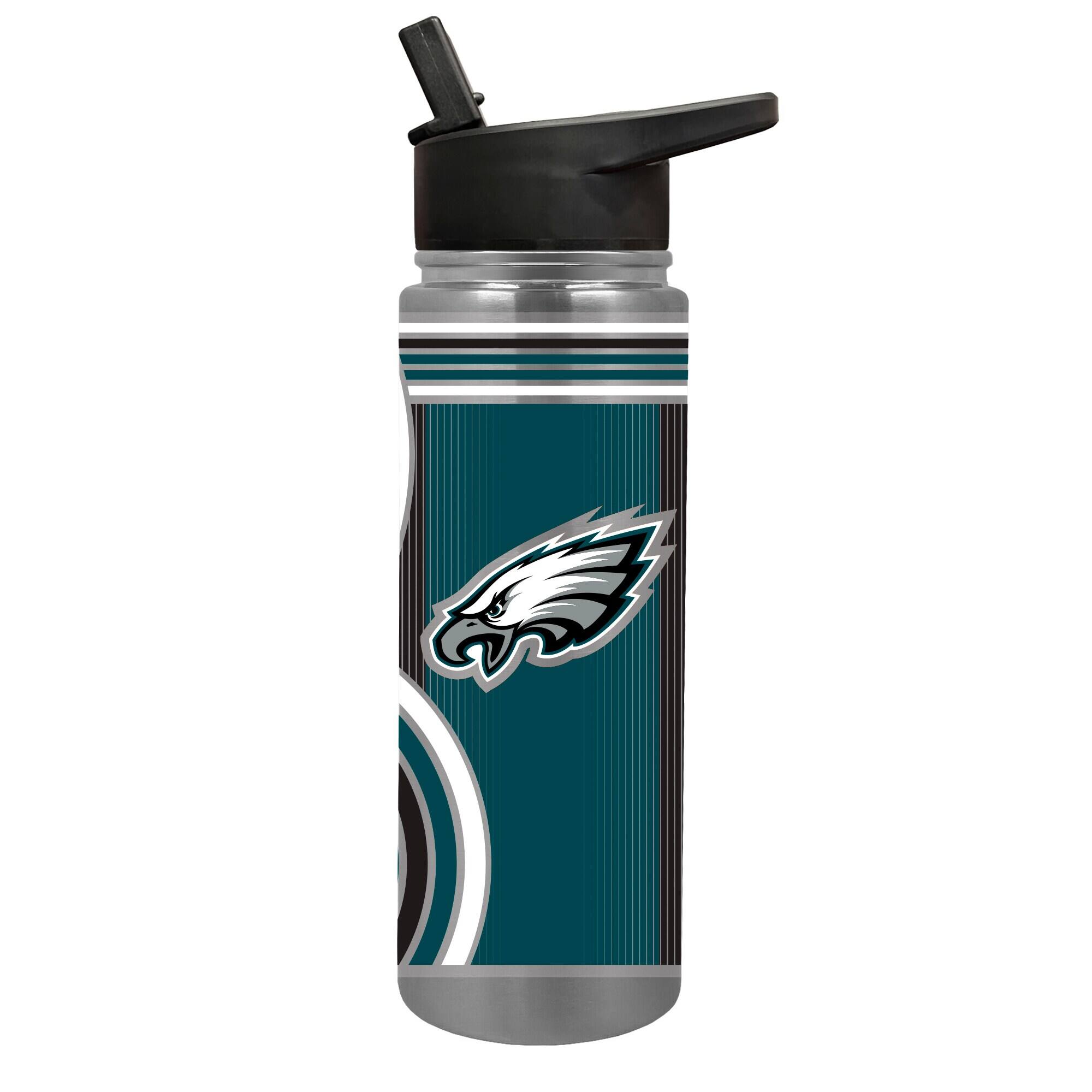 Front. Great American Products - Philadelphia Eagles 24oz. Cool Vibes Jr. Thirst Hydration Water Bottle - Multicolor.