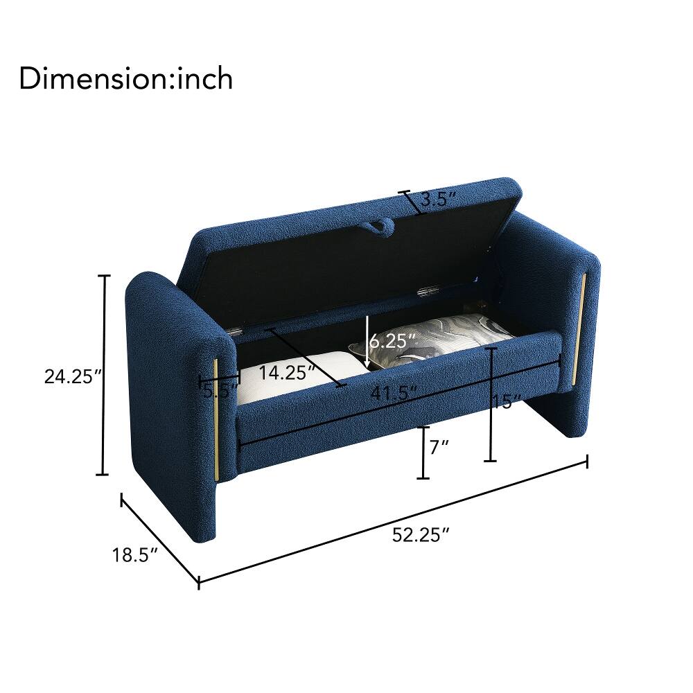 Dimension: inch  
3.5"  
6.25"  
24.25"  
14.25"  
41.5"  
15"  
7"  
18.5"  
52.25"