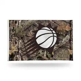 Rico Industries - Phoenix Basketball Suns Indoor Outdoor Camo Look 3x5 Banner Flag - Multi