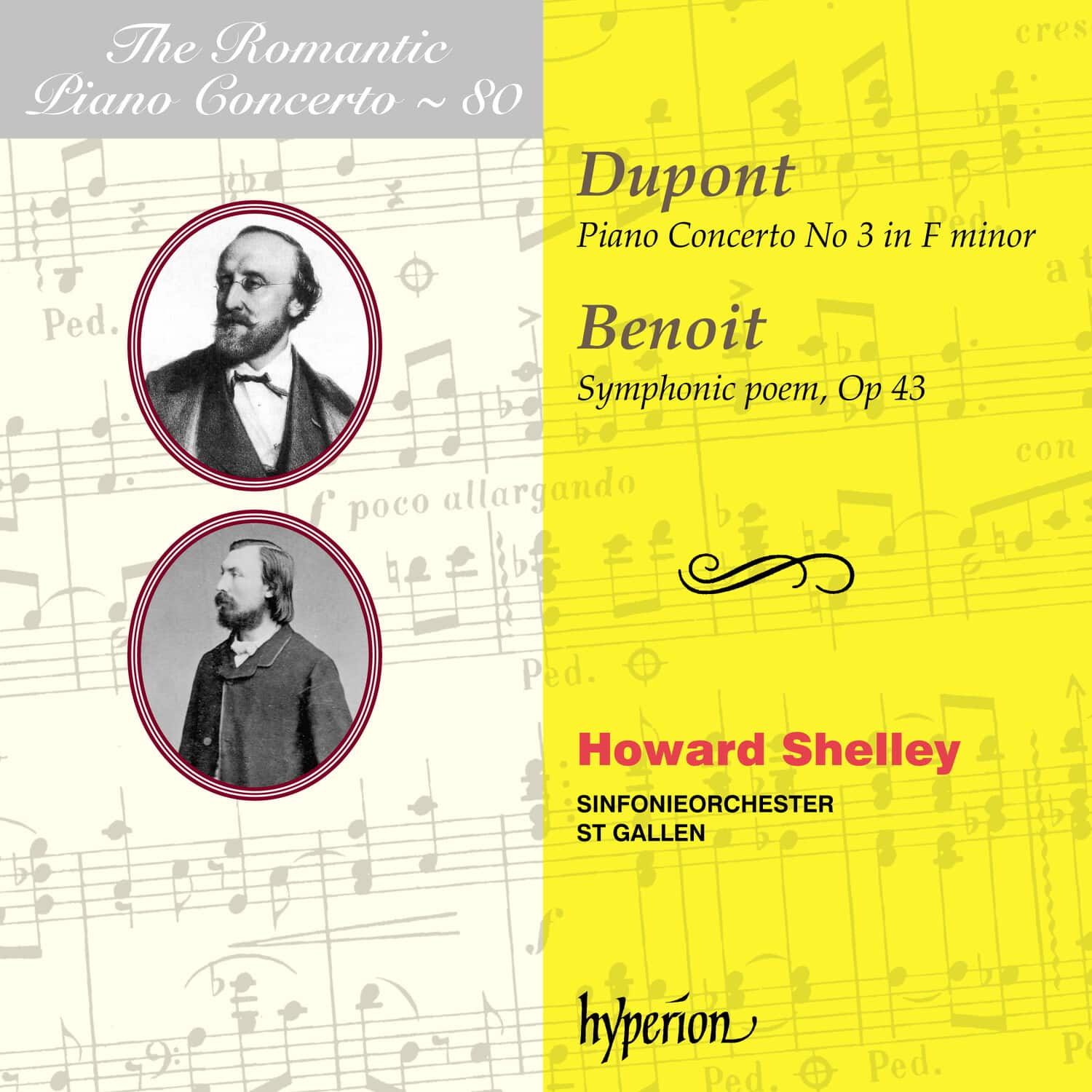 Howard Shelley - The Romantic Piano Concerto Vol.80  - COMPACT DISCS