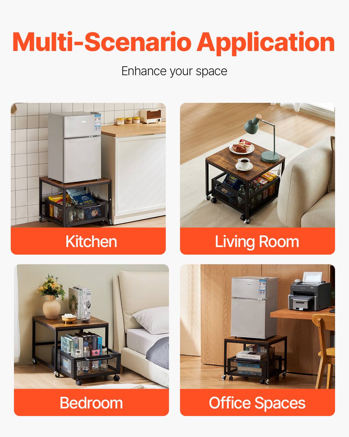 Multi-Scenario Application Enhance your space

Kitchen
Living Room
Bedroom
Office Spaces