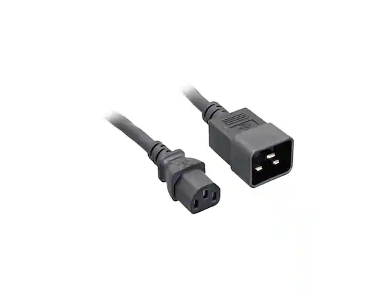 Front. Nippon Labs - Nippon Labs 14AWG C20 to C13 Power Cord, 15A/250V, 3FT, Black.