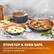 STOVETOP & OVEN SAFE.
Compatible with gas, electric, glass cooktops & oven safe up to a sizzling 500°.
