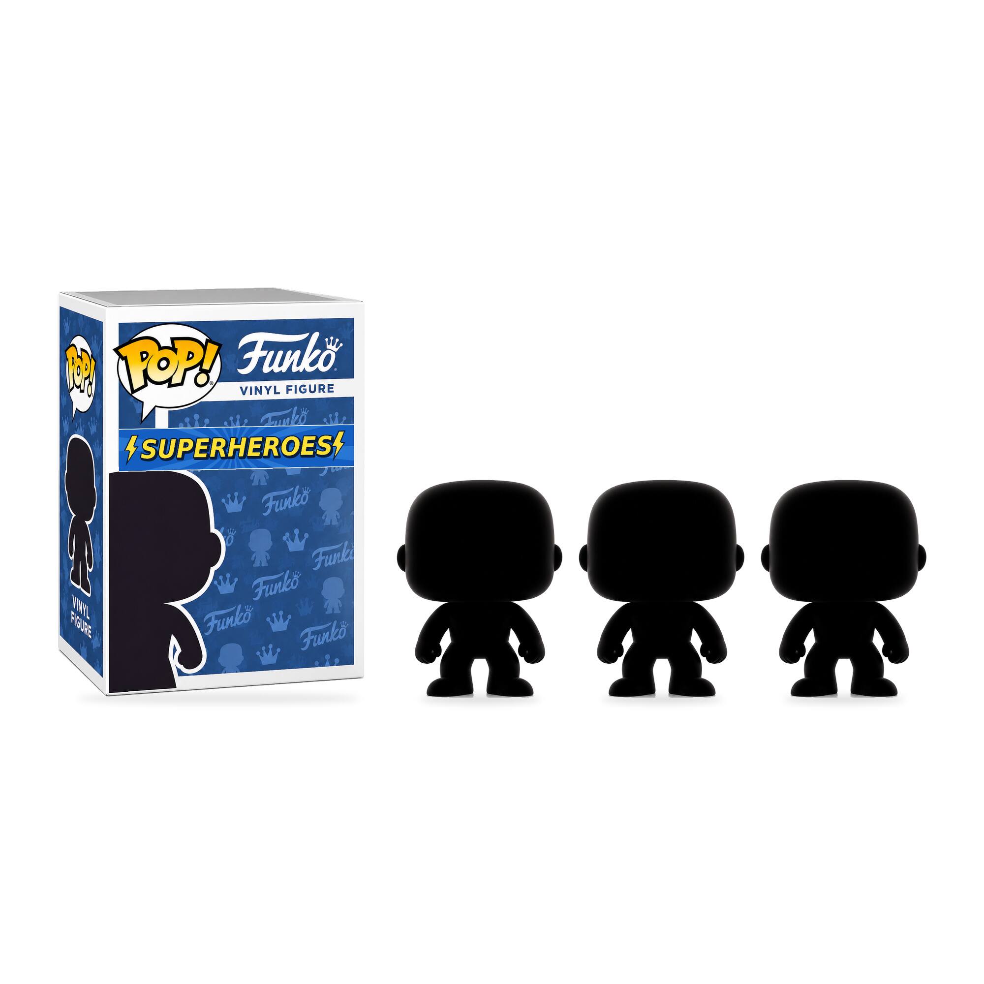 Set of 3 Surprise Comics & Superheroes Funko Pop! Randomly Selected - Black