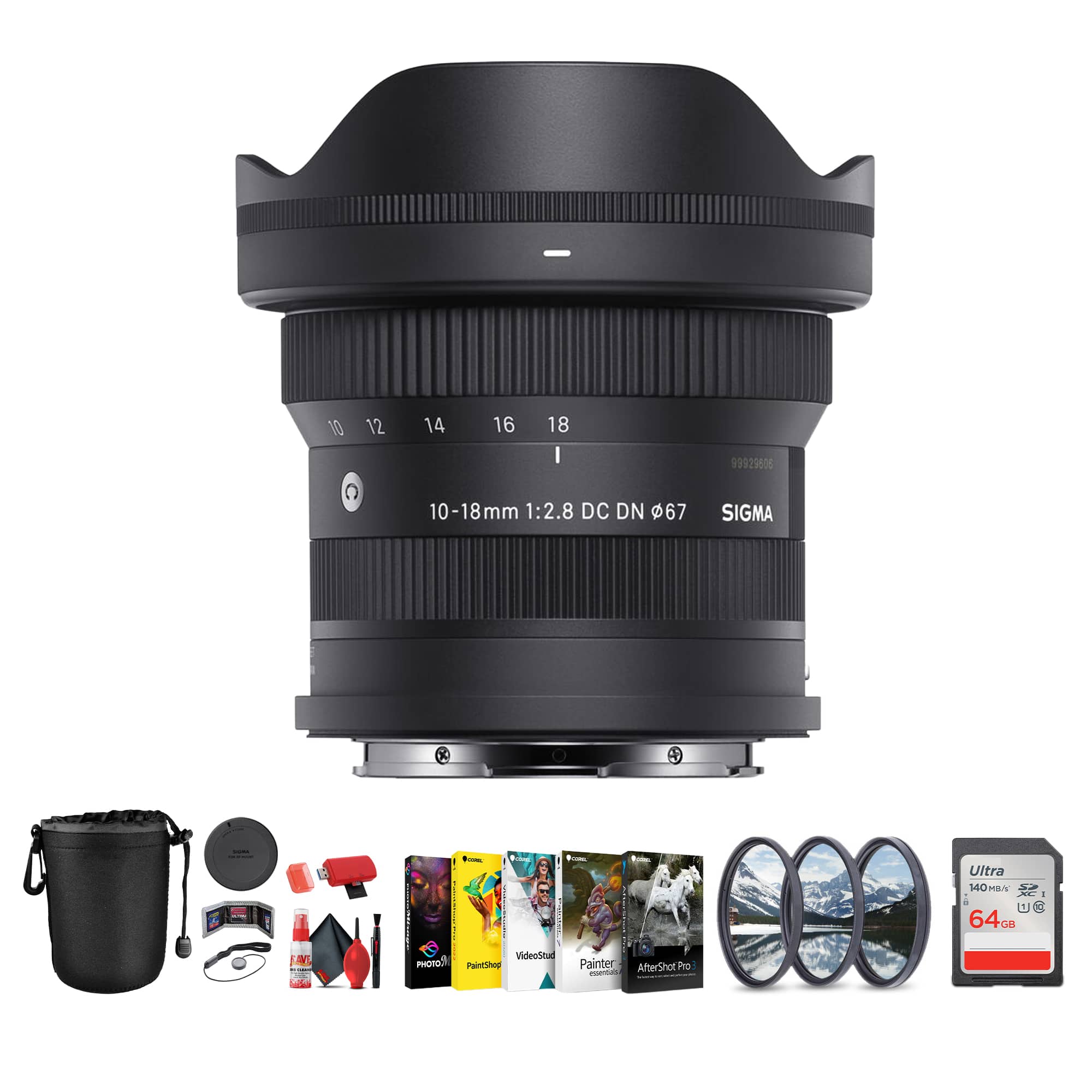 Sigma - 10-18mm f/2.8 DC DN Contemporary Lens (L-Mount) - Black