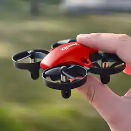 Veeniix - V995 Mini Drone toys for Kids and Beginners,Indoor RC Quadcopter Plane with 3D Flips, Gift for Boys and Girls - Red
