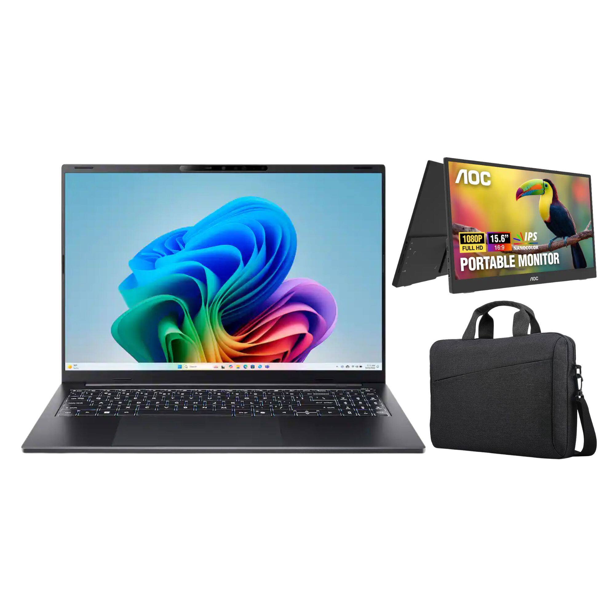 Obsidian Black + Carry Case + Monitor