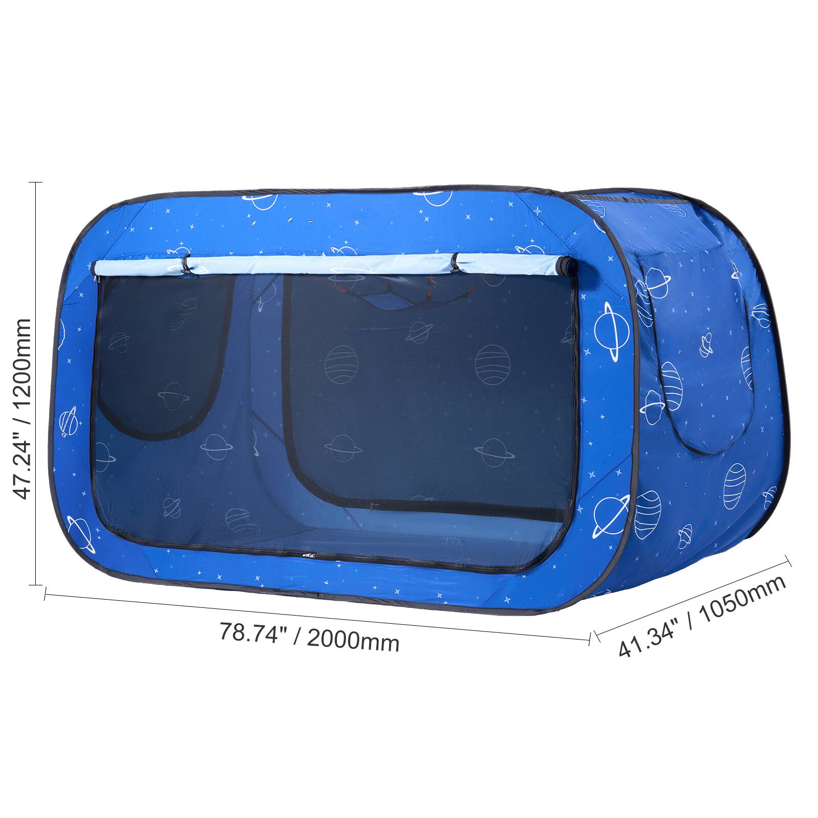 1200mm / 47.24"  
78.74" / 2000mm  
41.34" / 1050mm