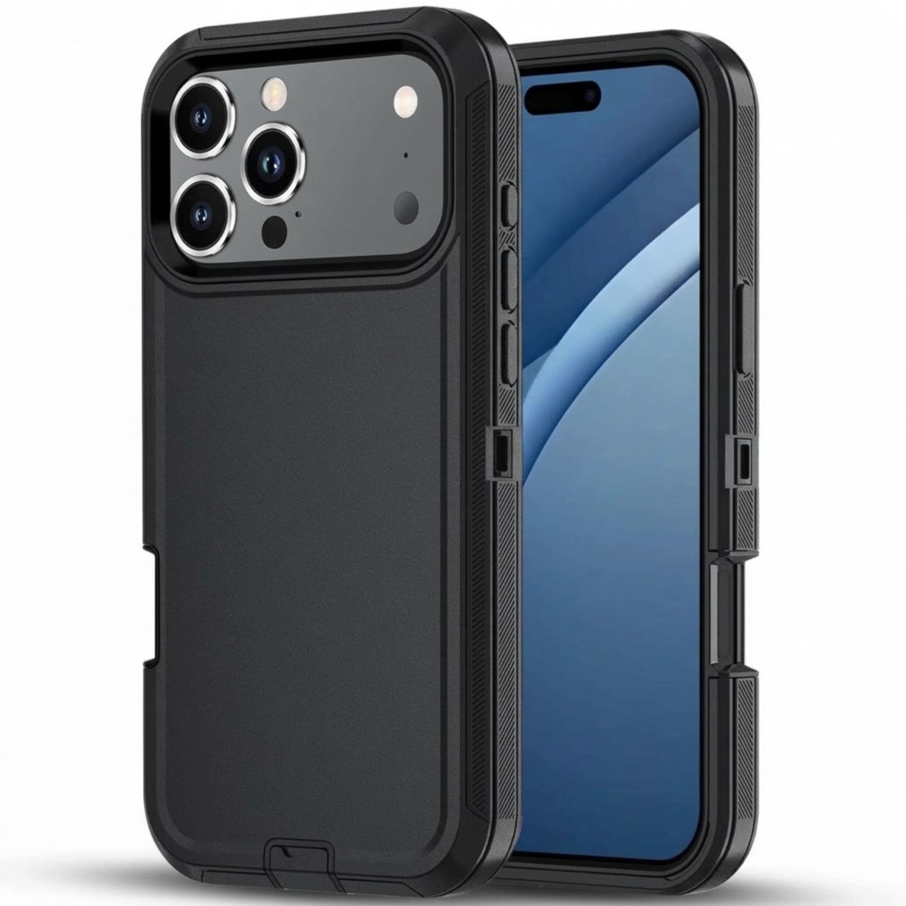 Kitcheniva - Premium Shockproof Phone Case For iPhone 18 Pro - Black